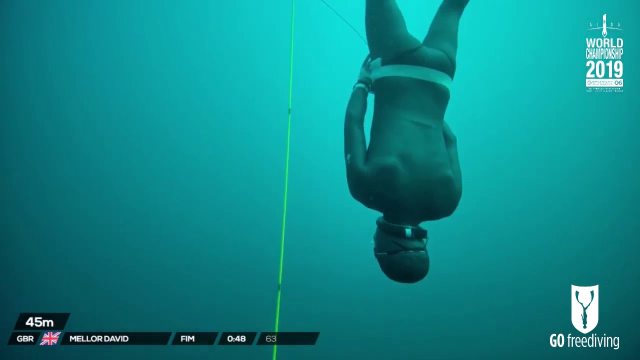 Aida World Championships  2019  David Mellor   Free Immersion