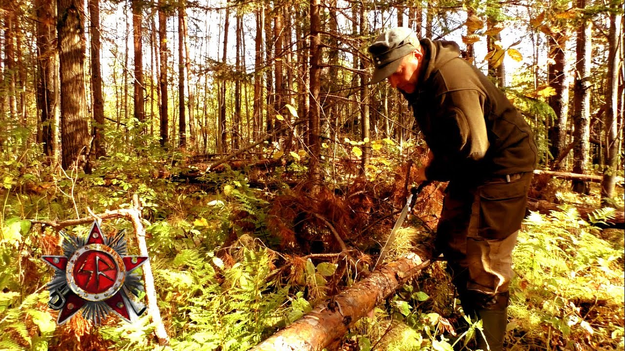 Arctic Forest Winter Shelter Step 1 - Logs