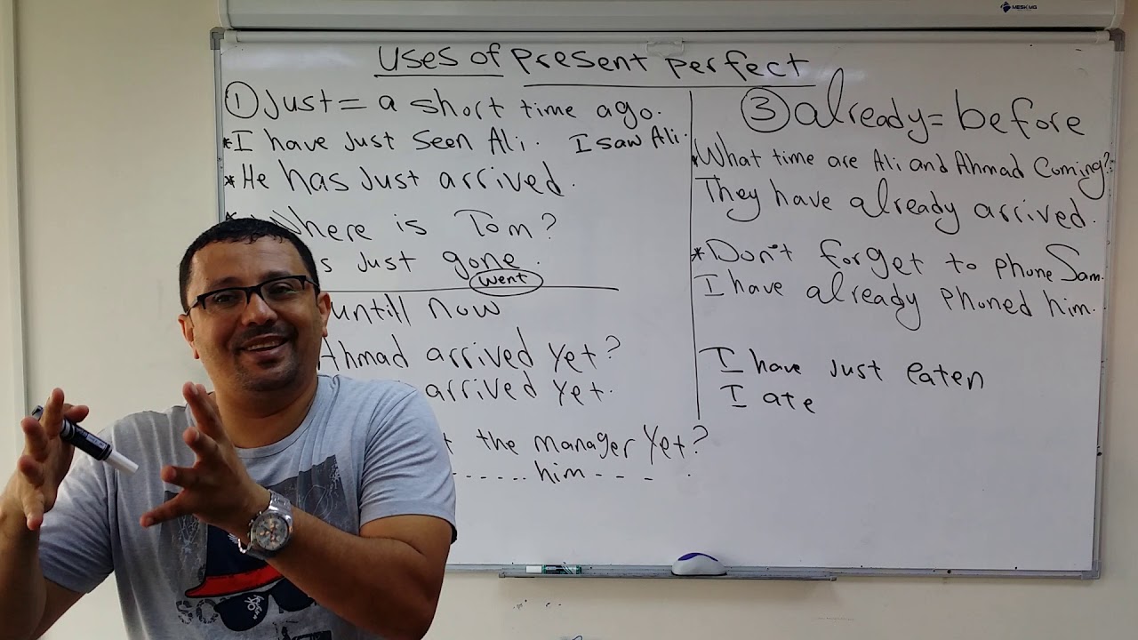 سلسلة المضارع التام (present perfect (have doneالدررس رقم 61