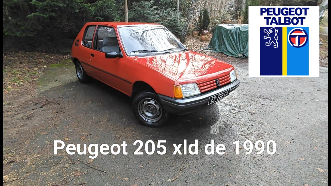 Ma Peugeot 205 xld de 1990 achetée neuve par mon grand père 