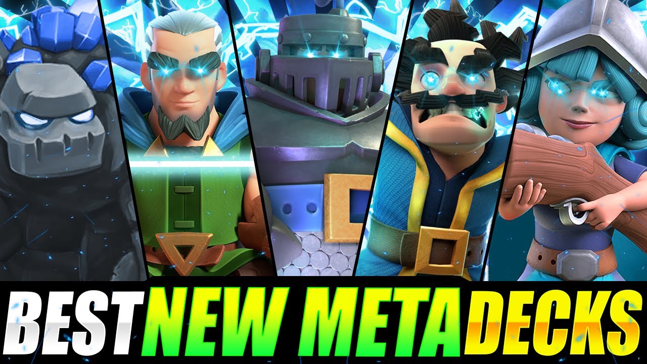 *NEW!* TOP 5 STRONGEST DECKS IN CLASH ROYALE NOW!! EASY WINS!!
