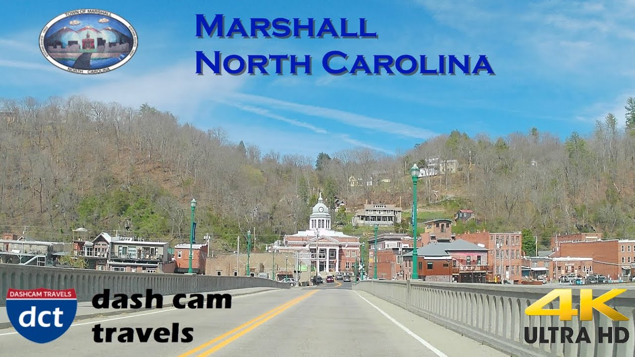 Drive through small-town America - Marshall, North Carolina