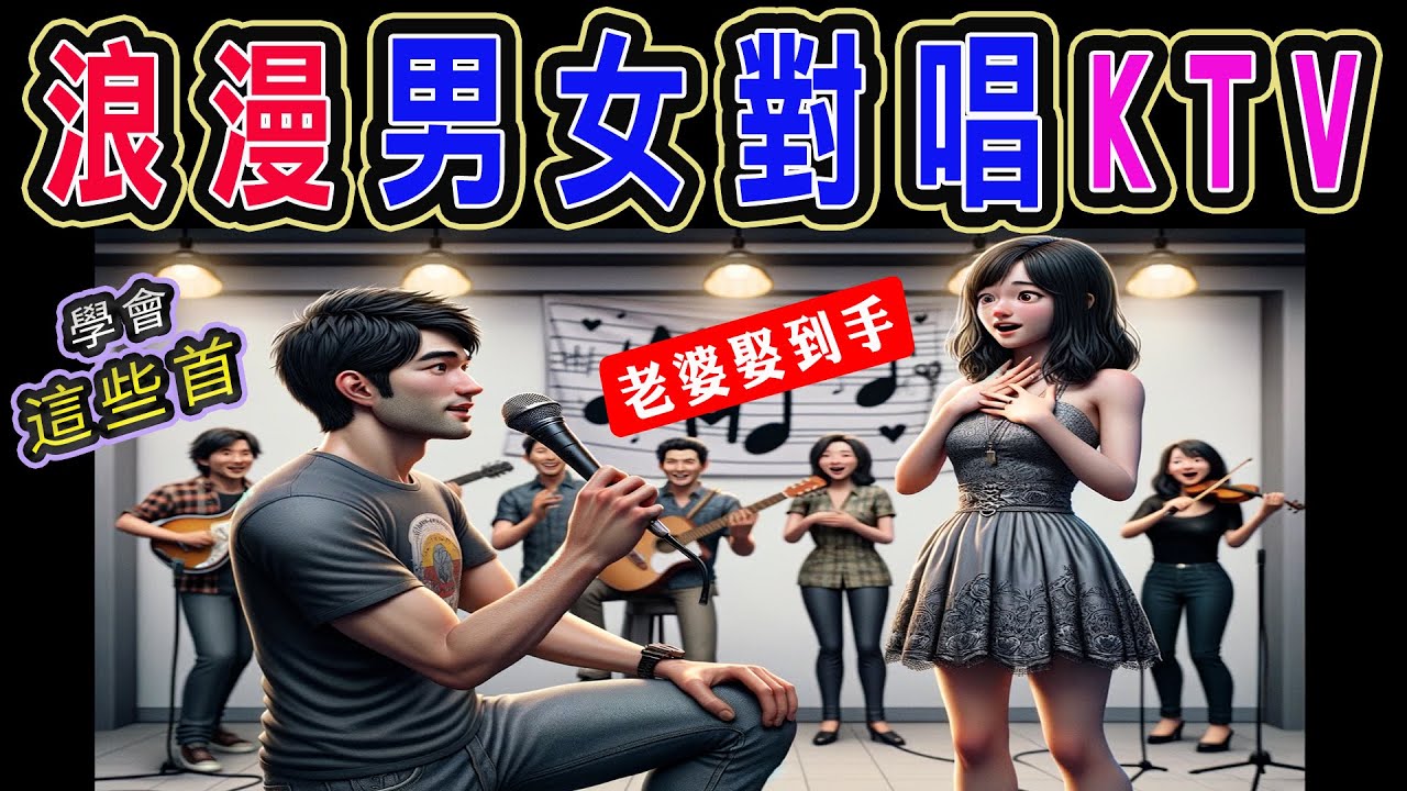 精選 2023 #男女對唱 KTV | 對唱這幾首♥️老婆追到手 | #內附完整榜單、歌詞 | KKBOX 風雲榜 | #KTV練唱版 |  KTV必練 ♫ 保證練會 ♪ 高音質 ♫  #捲動歌詞