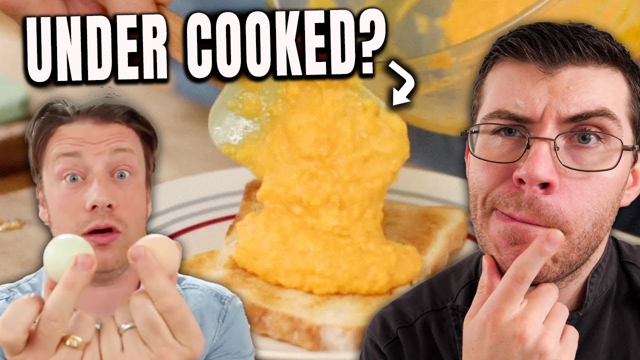 Pro Chef Reacts.. To Jamie Oliver MAKING PERFECT Scrambled EGGS?