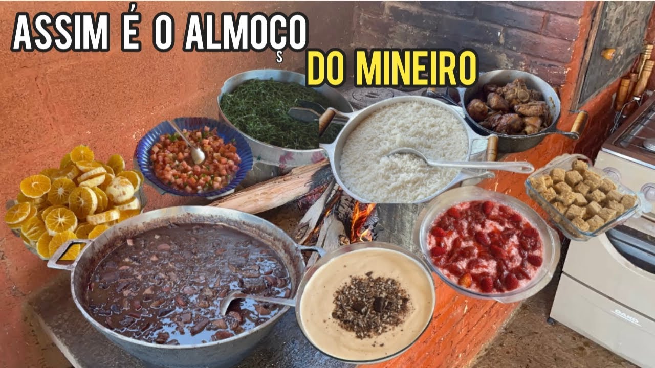 FEIJOADA CAIPIRA + CARNE DE LATA + SALADAS E SOBREMESAS + ABRAÇOS 
