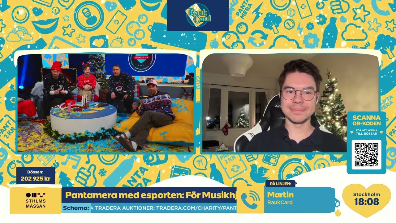 RaukCard Martin @Pantamera med Esporten Musikhj&auml;lpen 2025