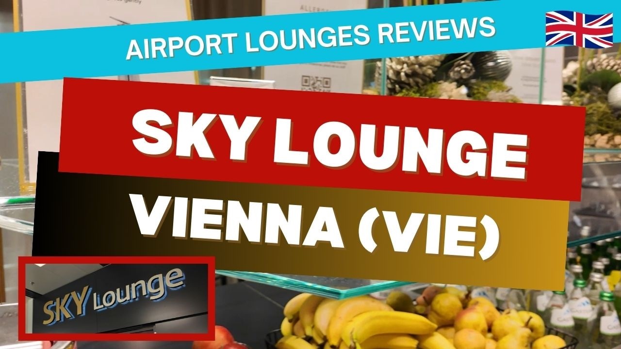 What does the SKY LOUNGE at Vienna Airport (VIE) look like?