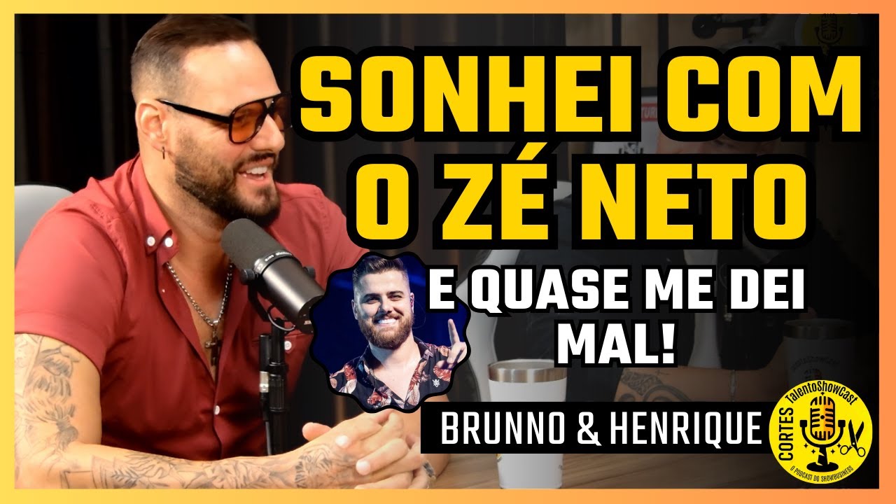 BRUNNO e o sonho com o Zé Neto - Cortes TalentoShowCast