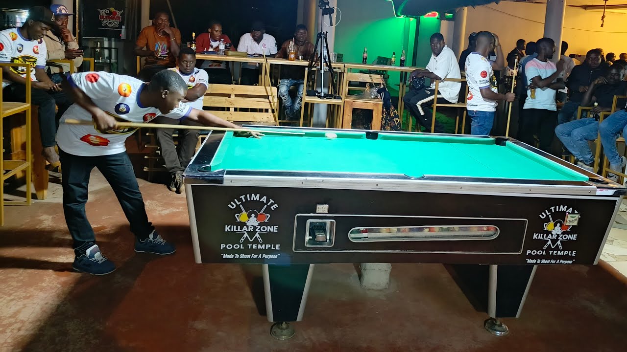 Computer Vs Gabby Vs Caesar Vs Mukisa .   NUMBERED BALLS DISCIPLINE.  RACE TO 4 by 4