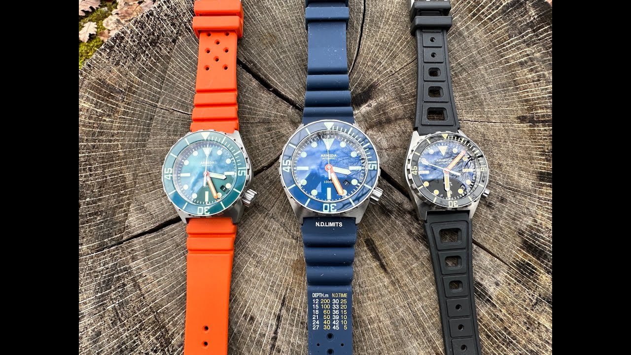 #026 Colourful Dive Watches Armida A1 300M Diver