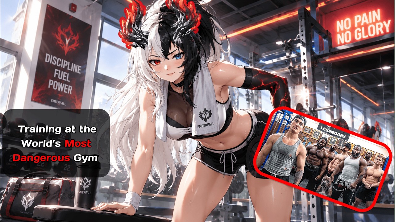 Vtuber Himistra смотрит и обсуждает: Training at the World’s Most Dangerous Gym от Jesse James West