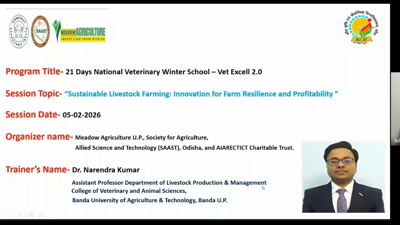 Sustainalbe Livestock farming -Innovation for farm resilant and profitability