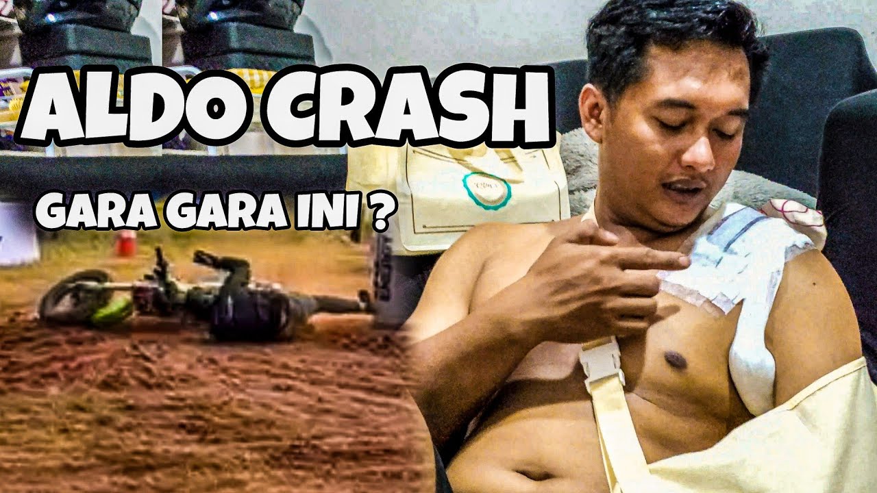 REVIEW @aldoavega9590 SETELAH CRASH BALAP FLATTRACK