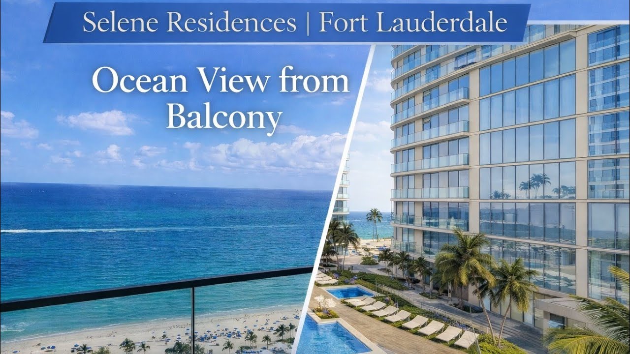 Atlantic Ocean View Condo Tour | Selene Residences Fort Lauderdale