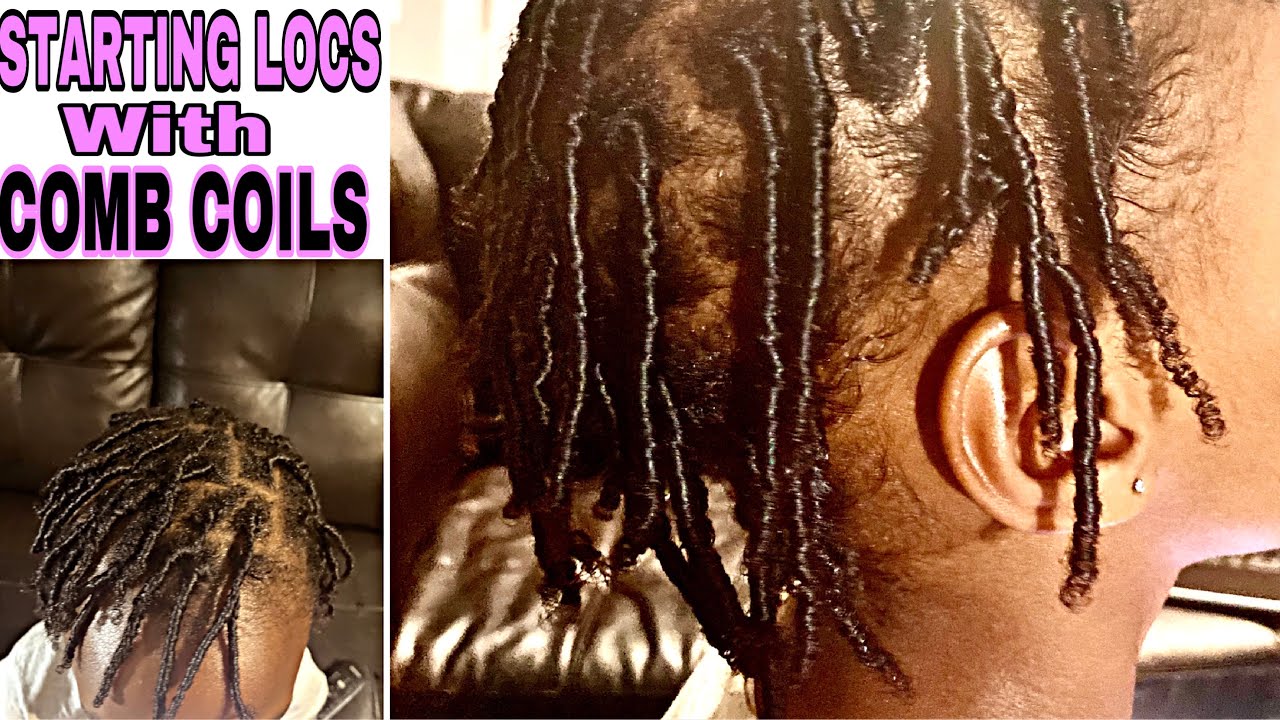STARTING LOCS WITH COMB COILS | LOC JOURNEY #starterlocs #loctutorial #smallyoutuber