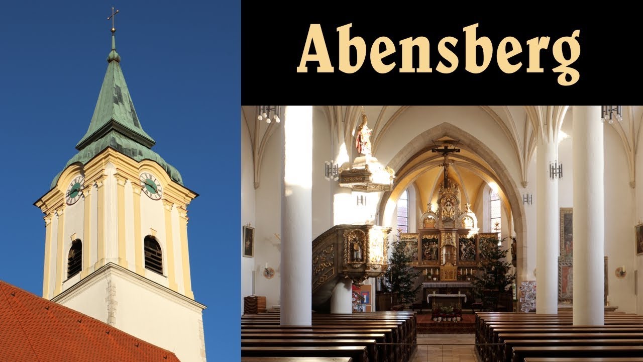 ABENSBERG (KEH), Stadtpfarrkirche St. Barbara - Barbaraglocke und Gesamtgeläut (Turmaufnahme)