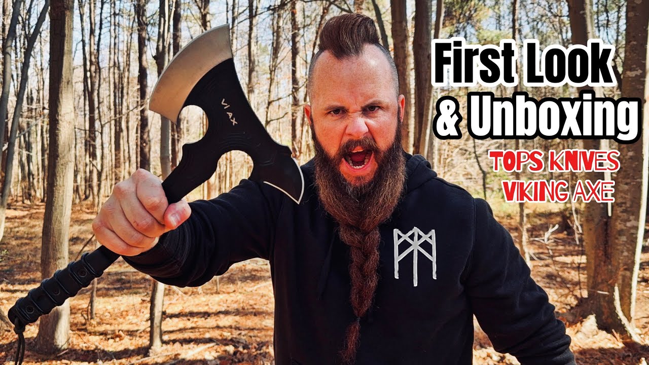 TOPS Knives Viking inspired AXE - Unboxing & First Look!