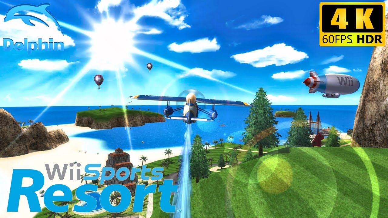 Wii Sports Resort &ndash; Island Flyover Full Gameplay | Dolphin 5.0 + HD Texture Packs (4K 60FPS HDR)