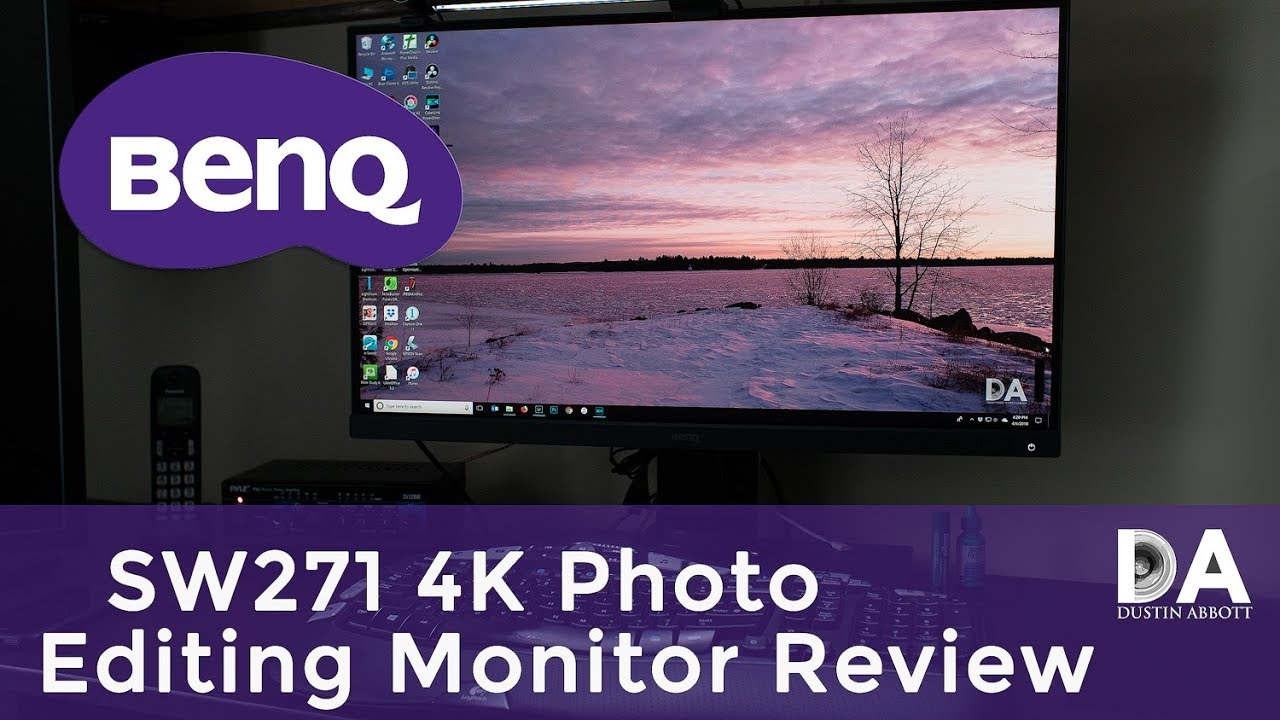 BenQ SW271 4K Photo Editing Monitor Review + ScreenBar | 4K