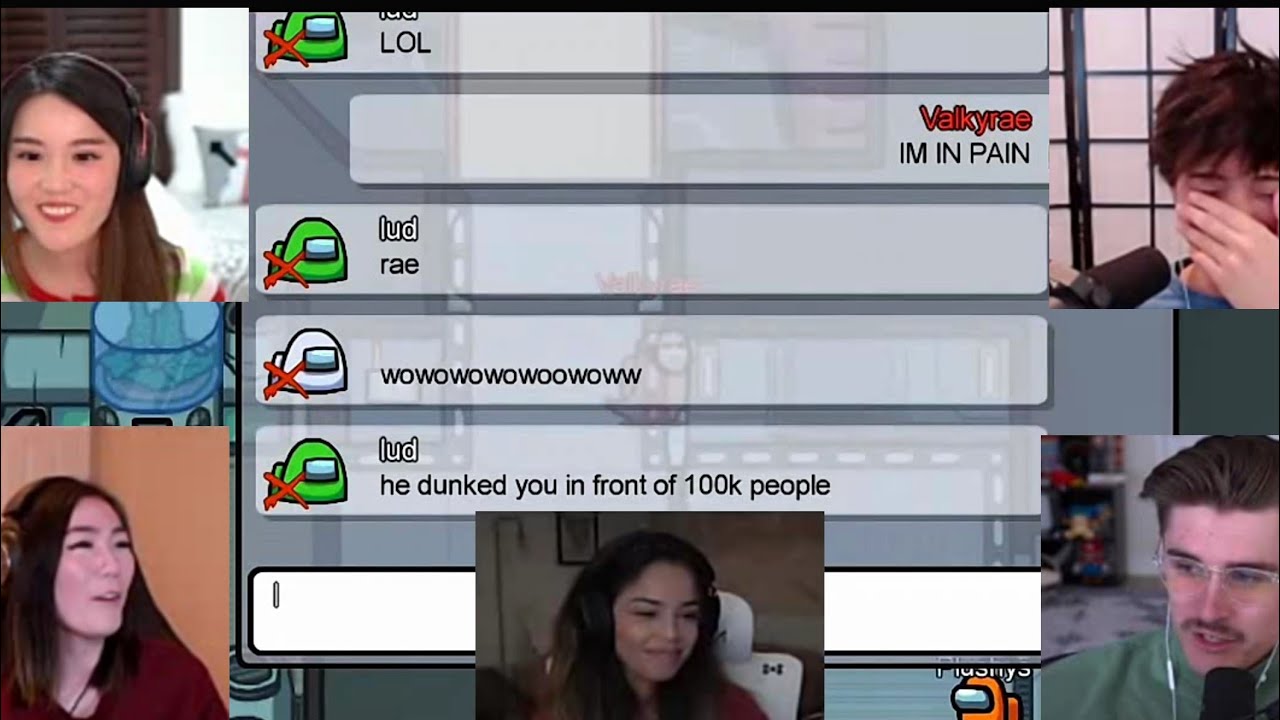 Streamers react to Disguised Toast catching valkyrae without even seeing her ft Sykkuno Hafu Corpse