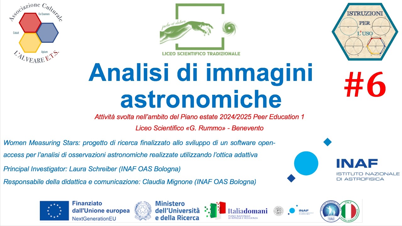 Istruzioni per l'uso - ANALISI DI IMMAGINI ASTRONOMICHE #6