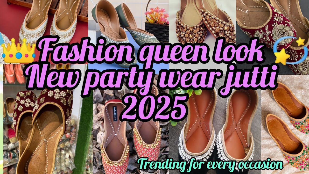 👑Shine with Every Step ✨ Stylish Party Wear Jutti Collection for Girls🎉🎉🎉