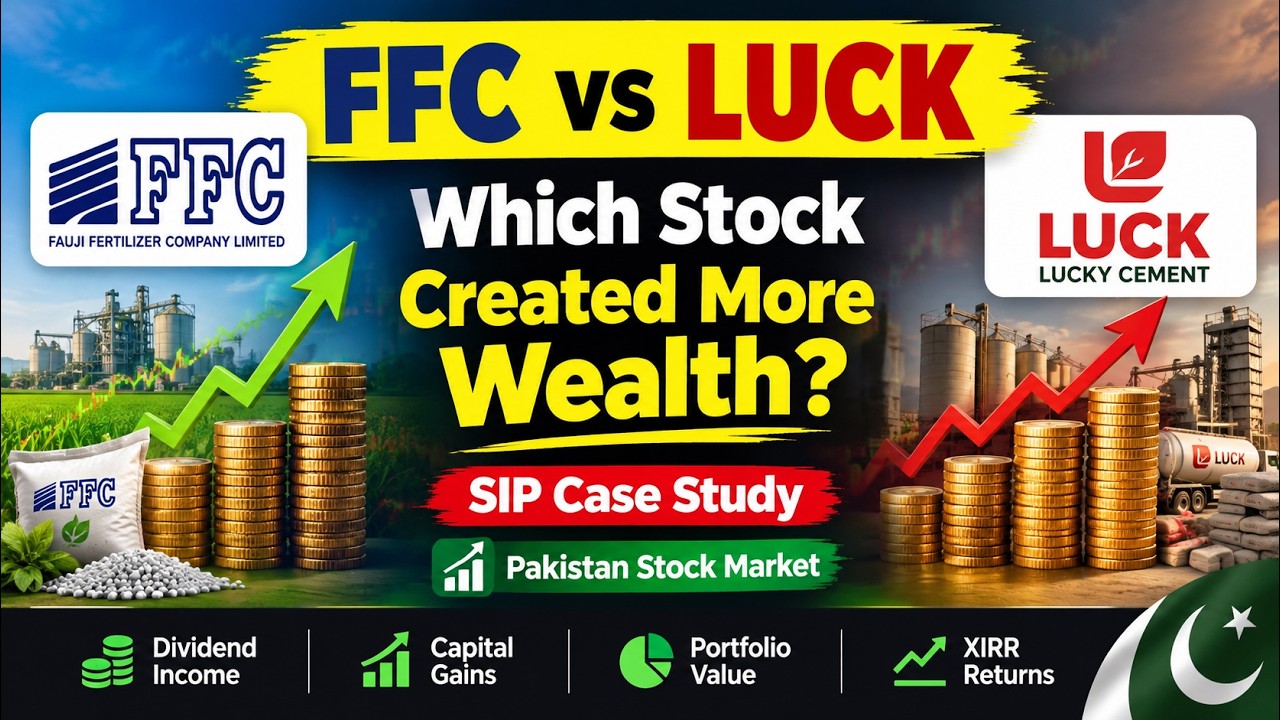 FFC vs LUCK: Which Stock Created More Wealth? | SIP Case Study | Pakistan Stock Market