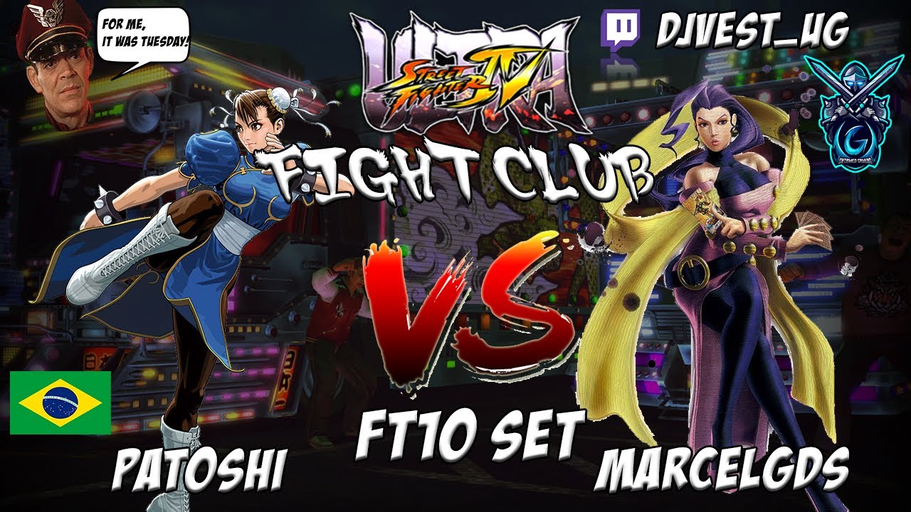 USF4 Fight Club Exhibition Series - Patoshi VS MarcelGDS FT10 Set (Brazil Set)