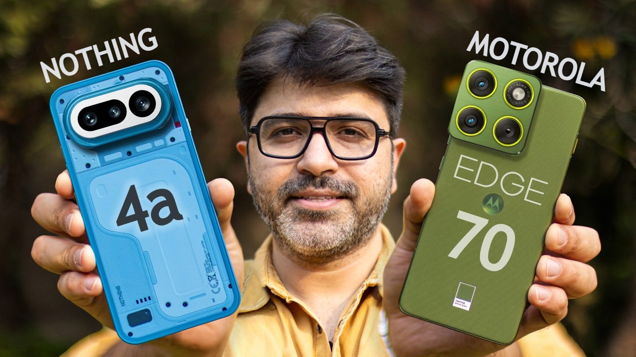 Nothing Phone 4a vs Moto Edge 70 | Best CAMERA PHONE under 30,000