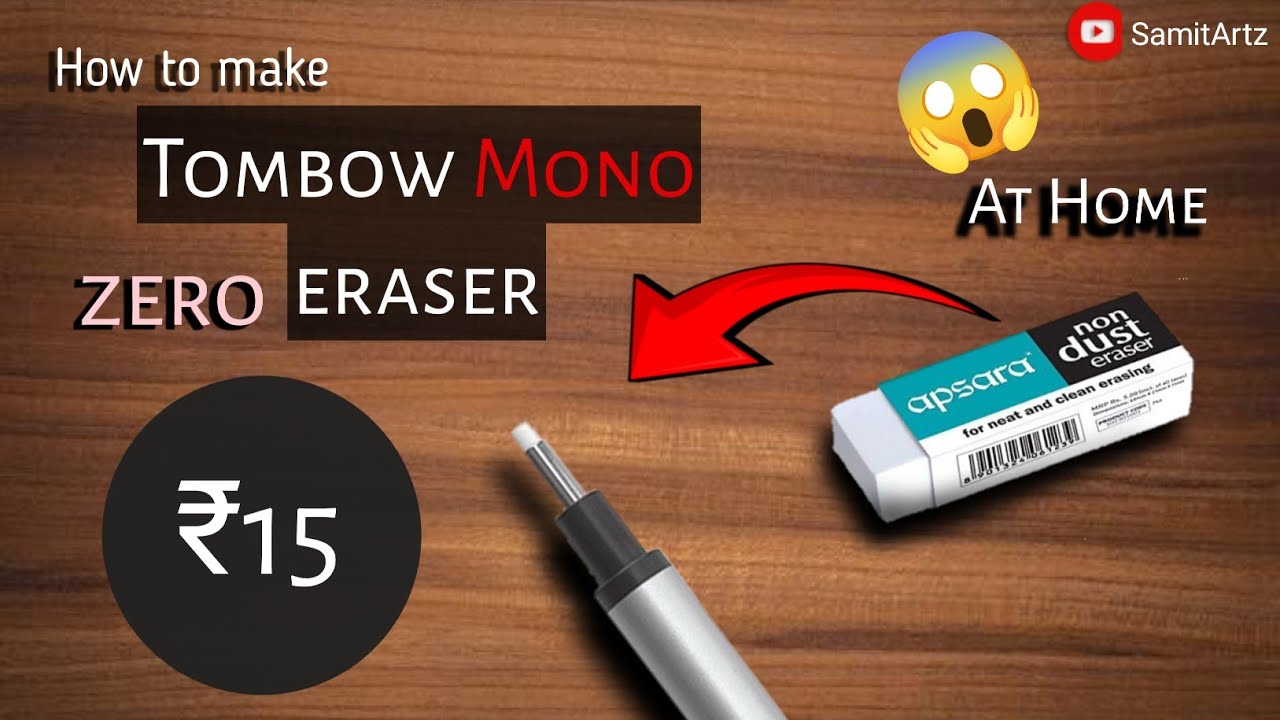 Expensive Mono Zero Eraser At Home! | How to Make Zero Eraser DIY Step by Step