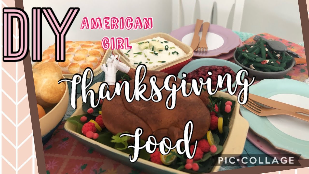 Сделай сам — как приготовить — American Girl на День благодарения