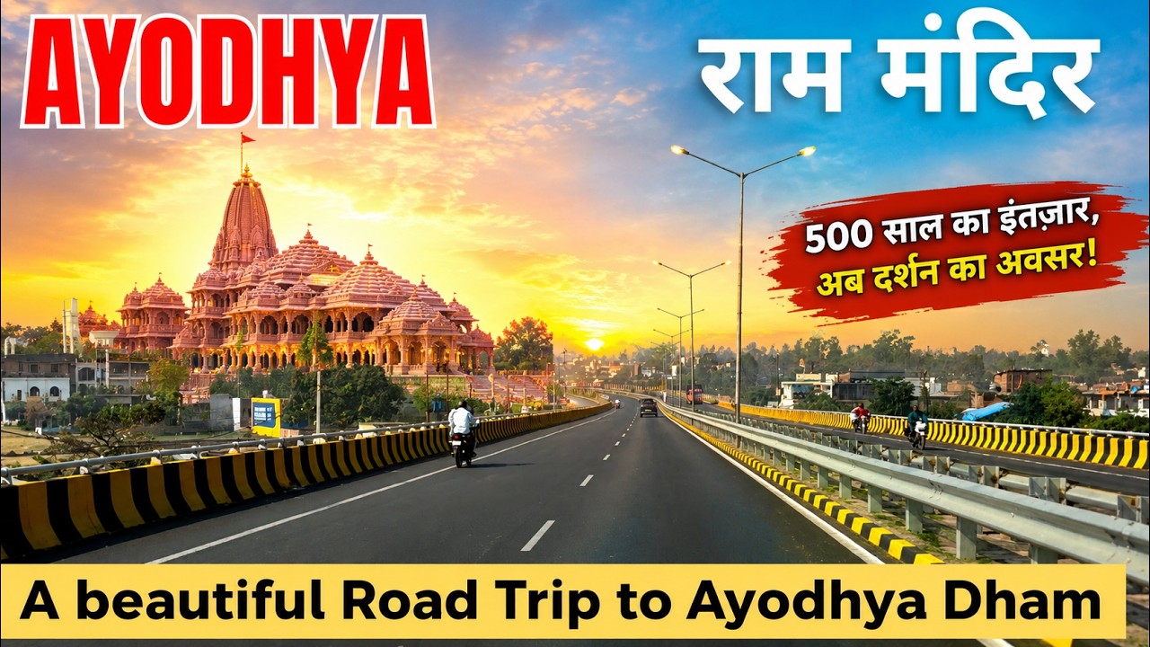 Delhi To Ayodhya By Road | Delhi To Ram Mandir By Road | दिल्ली से अयोध्या | Yatra200