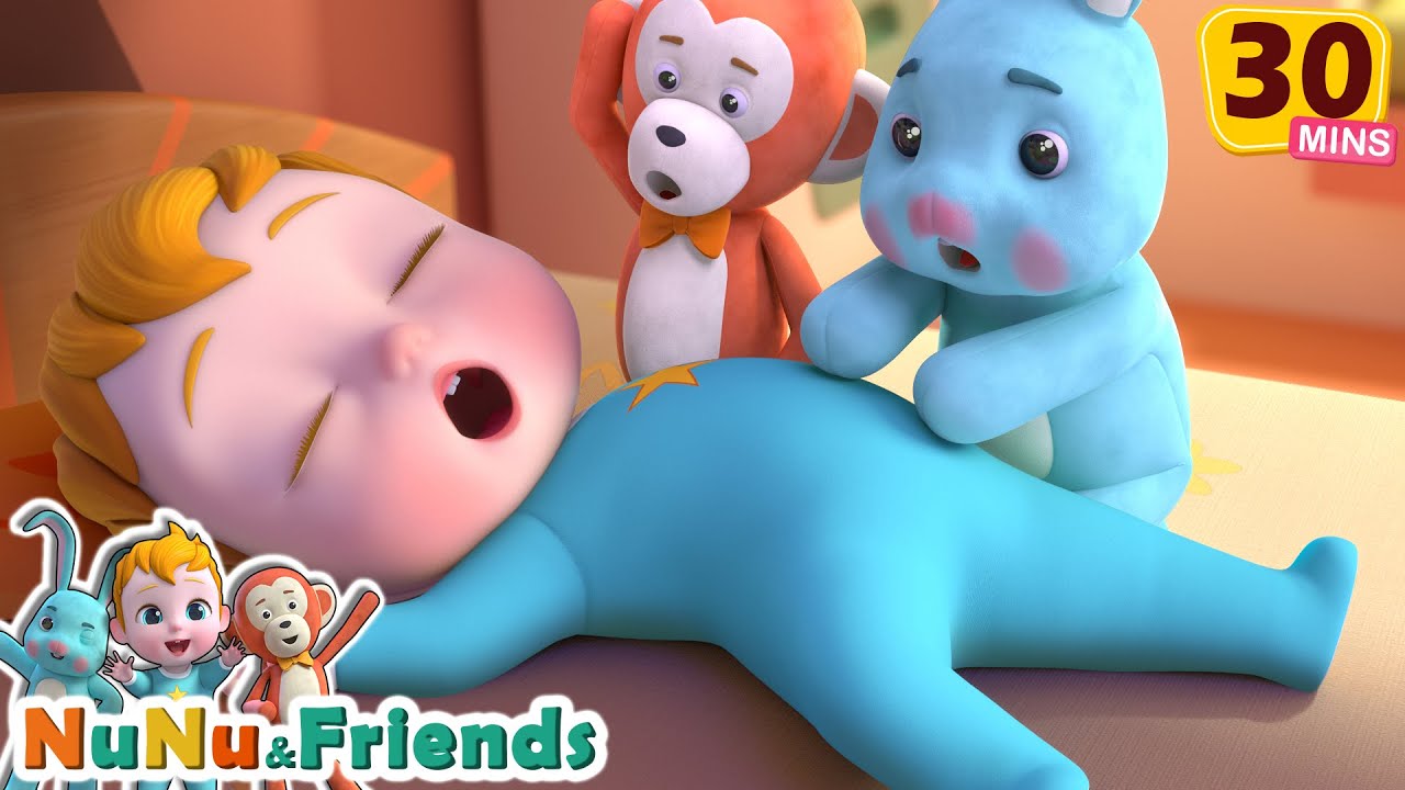⏰ Are You Sleeping Song ⏰ + Alphabets Song | Kids song & Nursery Rhymes - NuNu Tv Animal Time