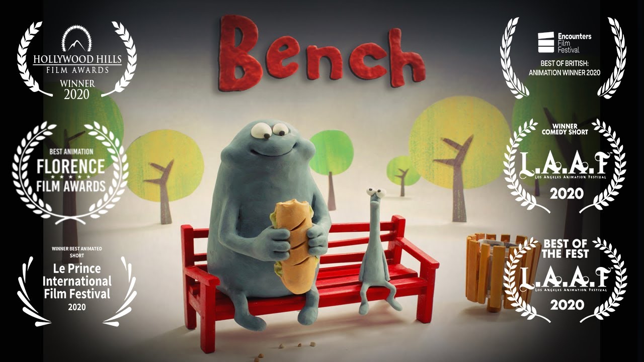 BENCH - STOP MOTION ANIMATED SHORT FILM #animation #waaber #bench