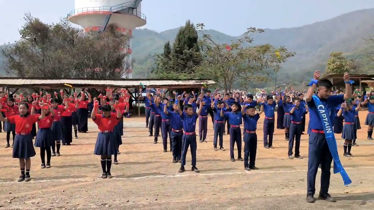 Annual sports mass drill st. Joseph school andro