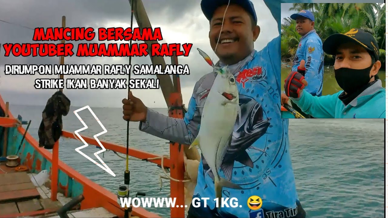 Mancing Pakai micro jig 20gr dirumpon Muammar Rafly, banjir ikan talang dan GT | Sea Fishing