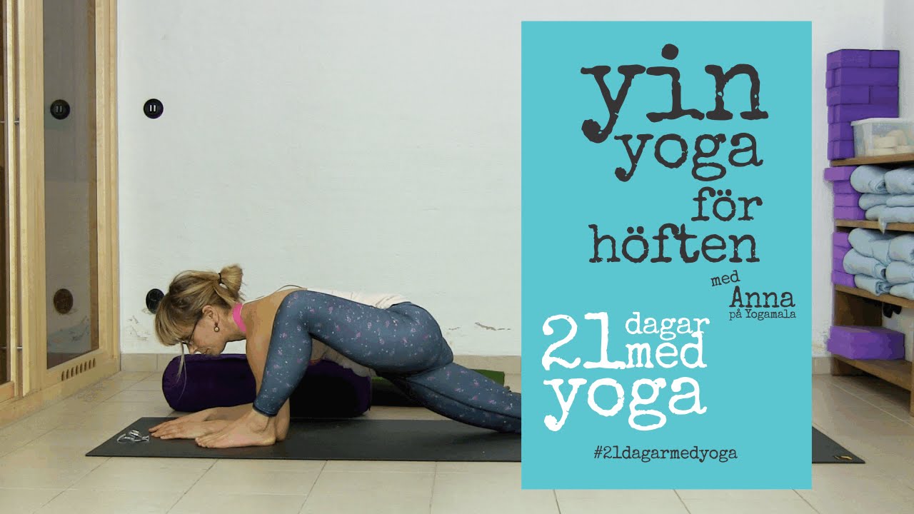 Yogapass med yinyoga för att öppna upp höften