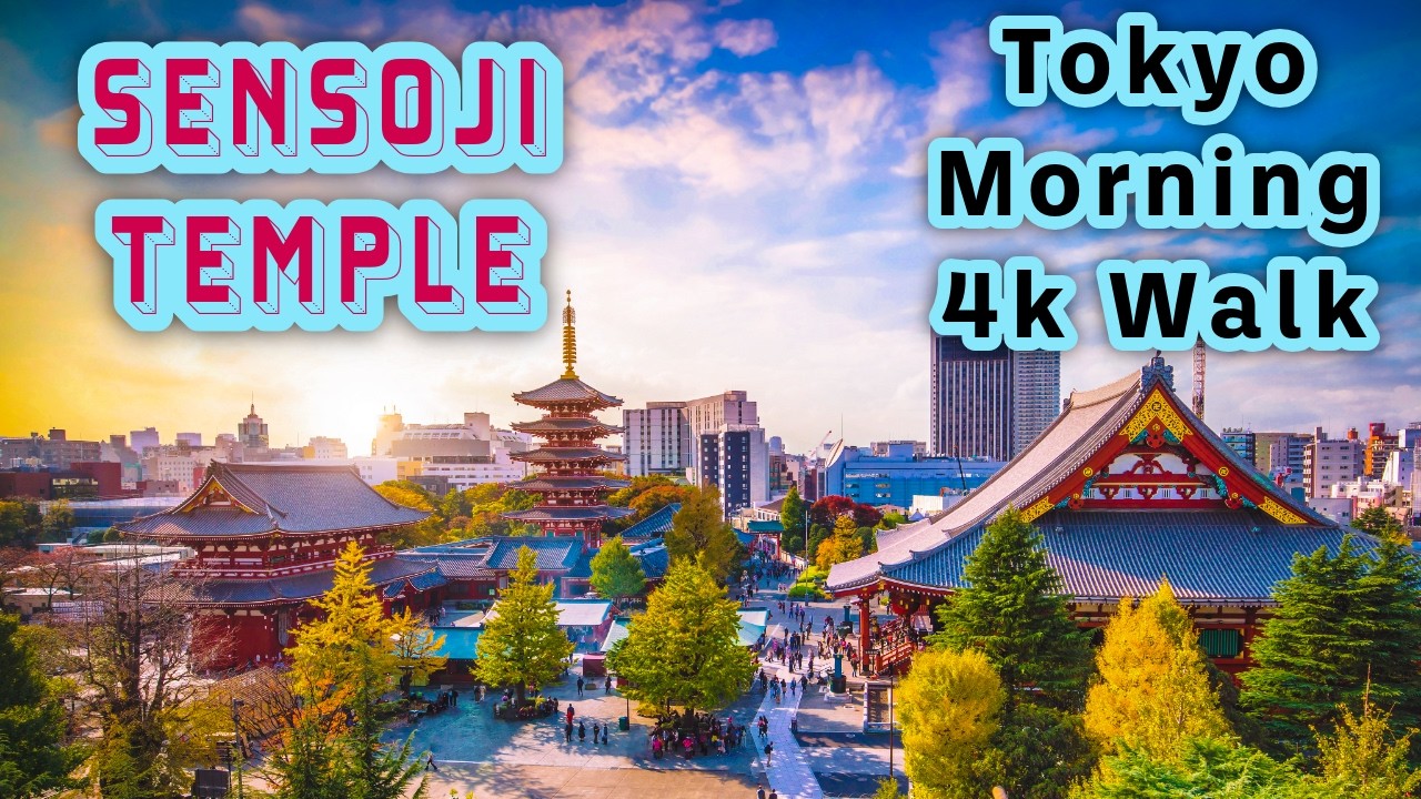 Tokyo Morning Walk: Senso-ji Temple