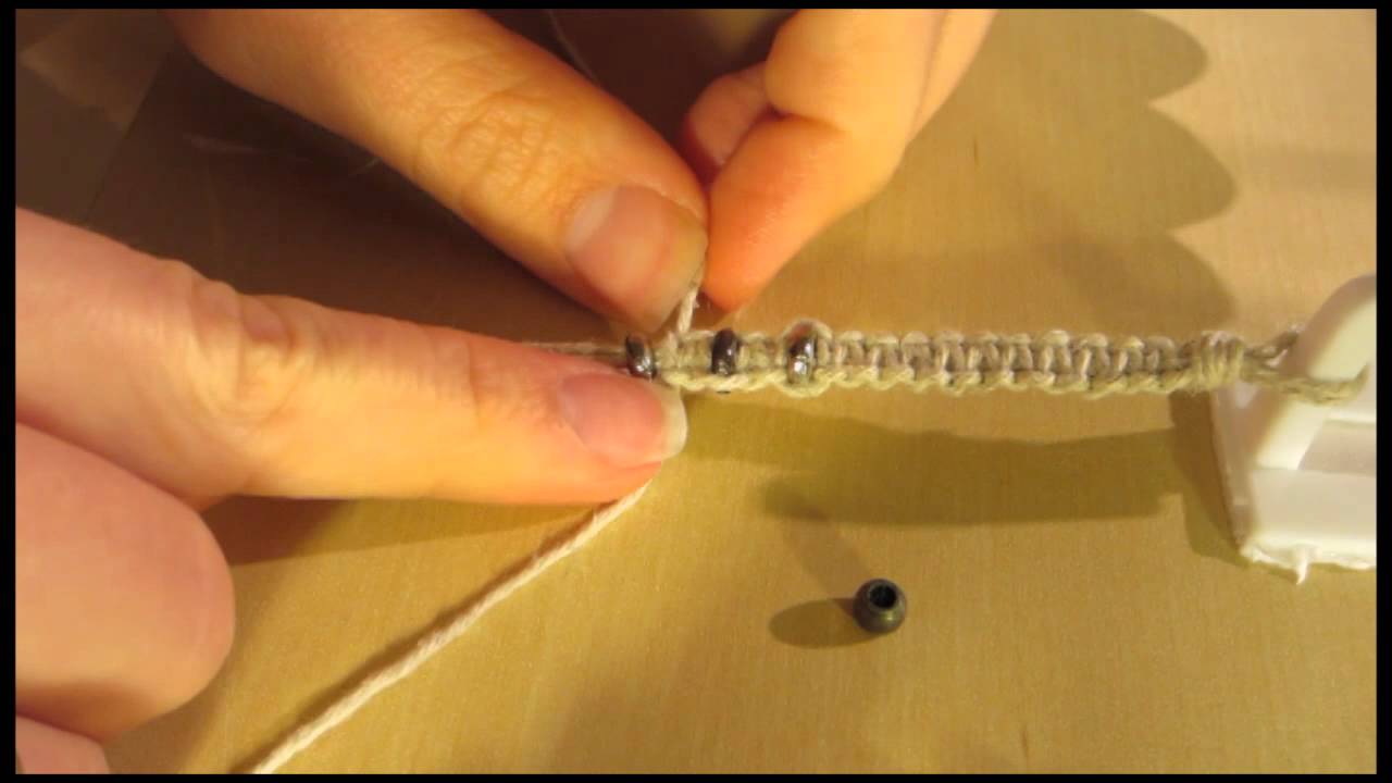 How to Make a Hemp Bracelet - Adding Beads & Finishing [Part 2 of 2]