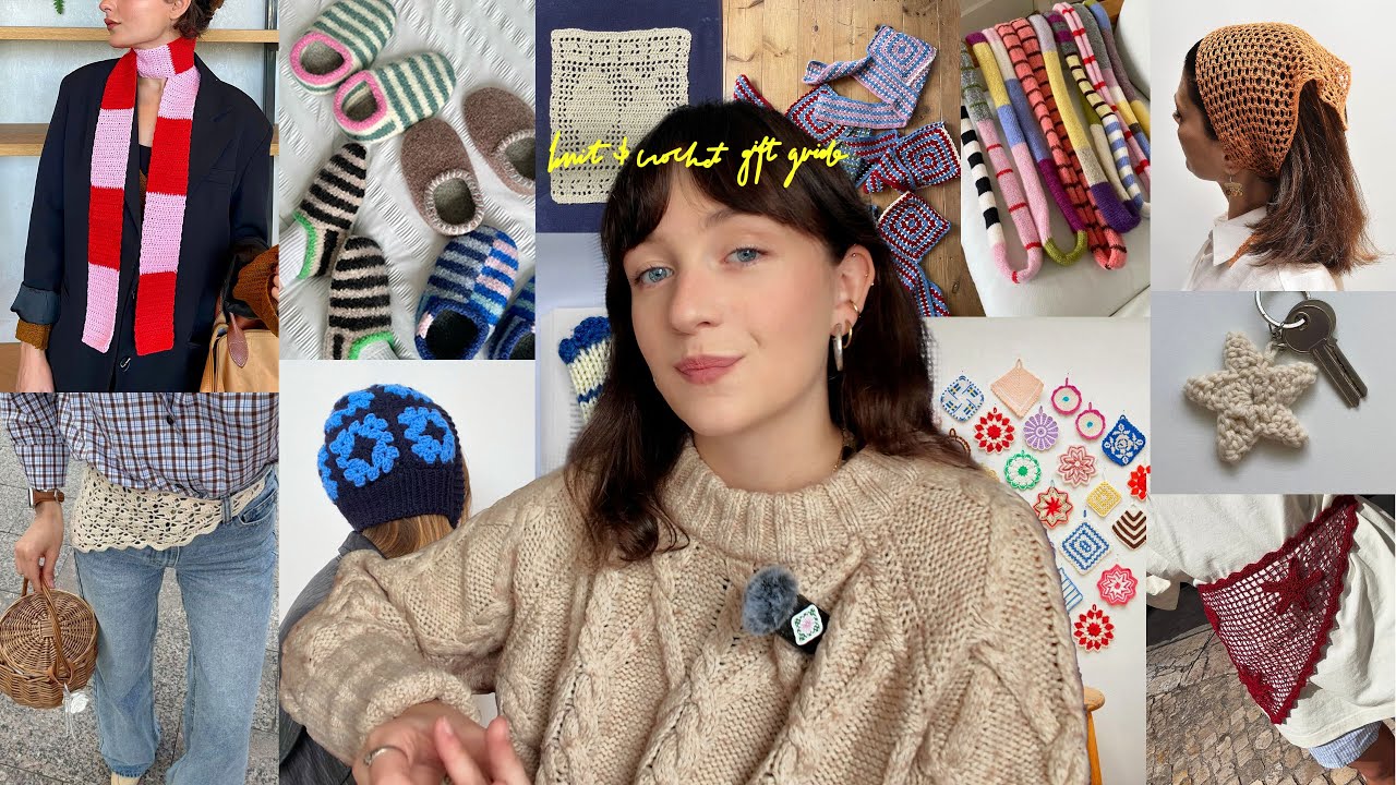 ultimate KNIT & CROCHET handmade gift guide !!