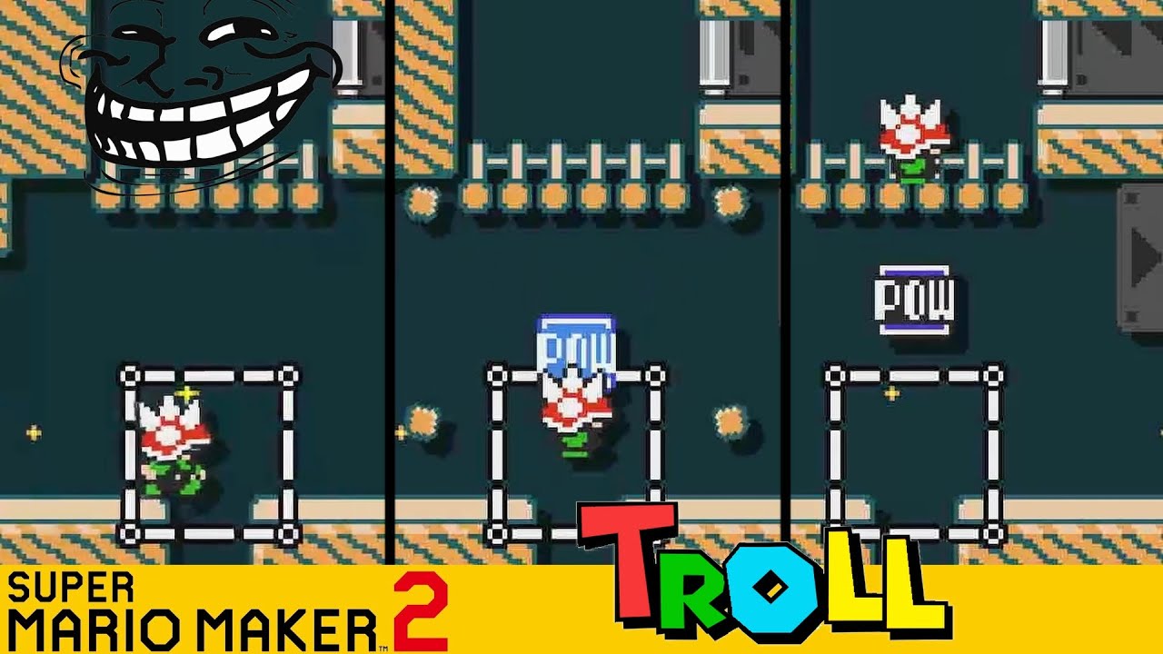 Me TROLE&Oacute; como los grandes | NIVEL TROLL | #mariomaker2