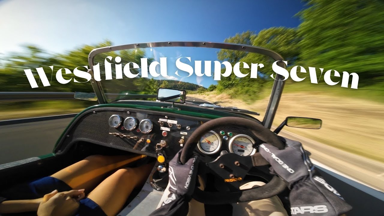1976 Westfield SEi Super Seven 4K POV - Pushing Historic Super Seven through german wine hills
