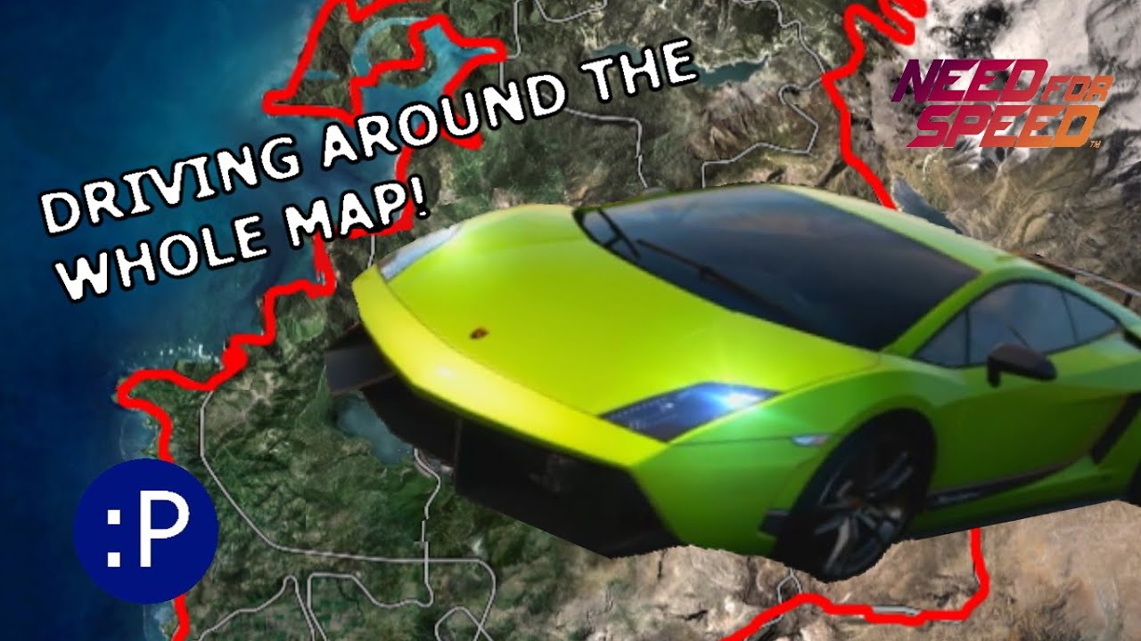 Need for Speed Hot Pursuit TIMELAPSE Driving the Edge of the Map. The Scenic Route Ep3