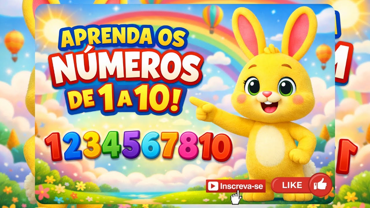 Aprenda os Números de 1 a 10 com o Bersola | Vídeo Educativo Infantil