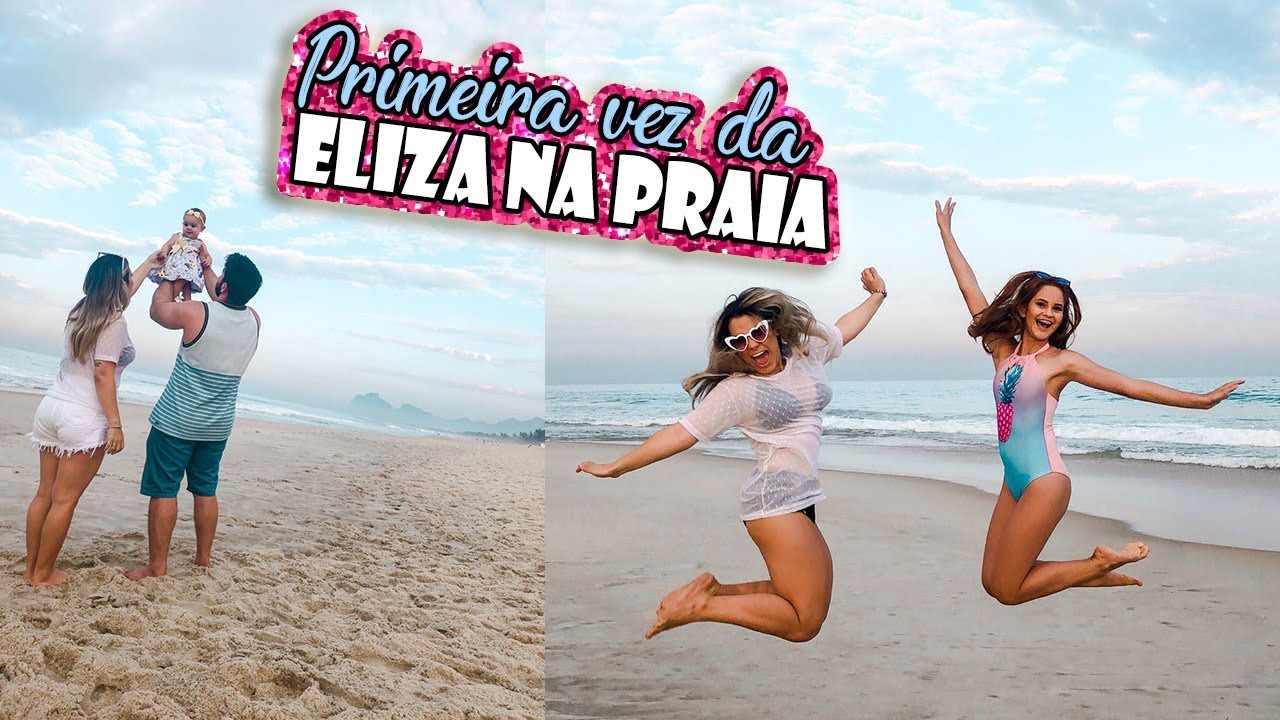 PRIMEIRA VEZ DA ELIZA NA PRAIA E UMA GRANDE SURPRESA | Kathy Castricini