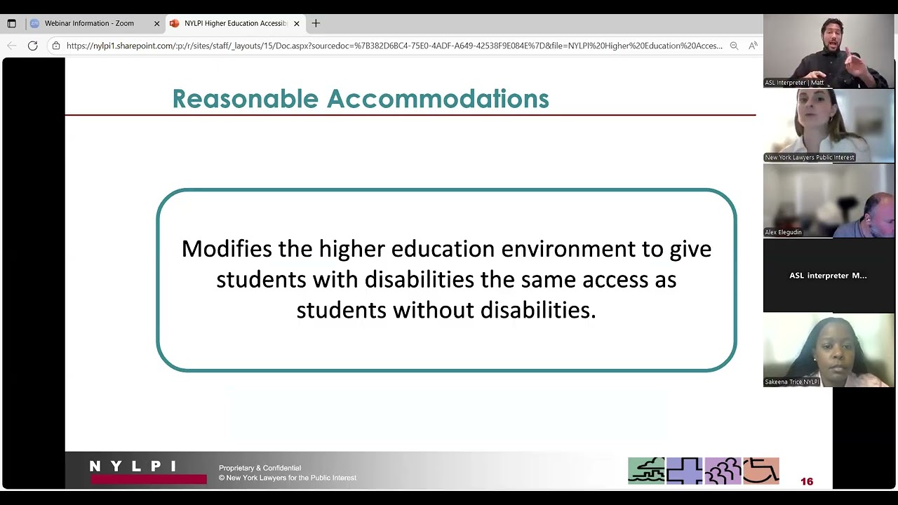 {WEBINAR} NYLPI AFC Higher Ed KYR Training Recording