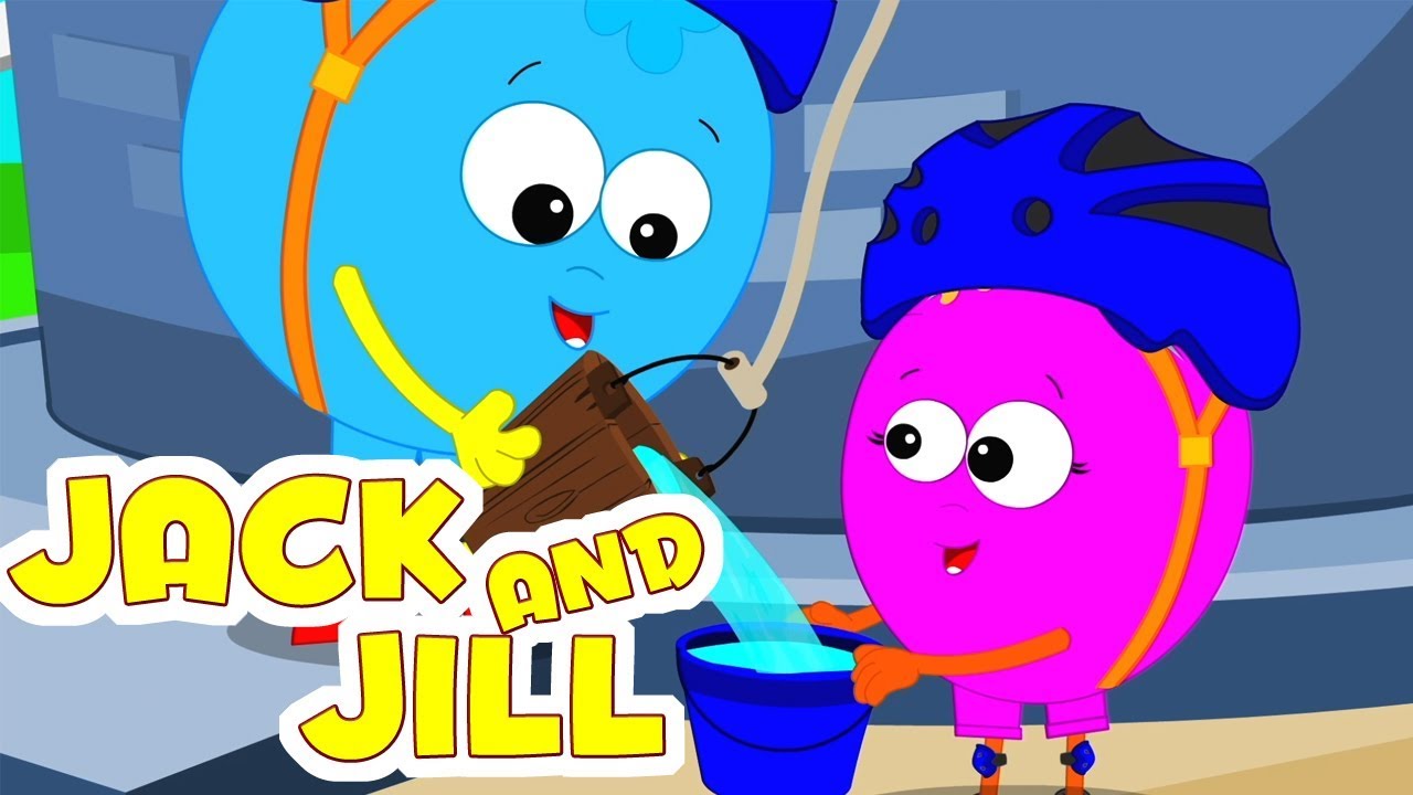 Jack e Jill foram acima do monte | rima portuguesa | Nursery Rhymes | Jack and Jill Went Up The Hill