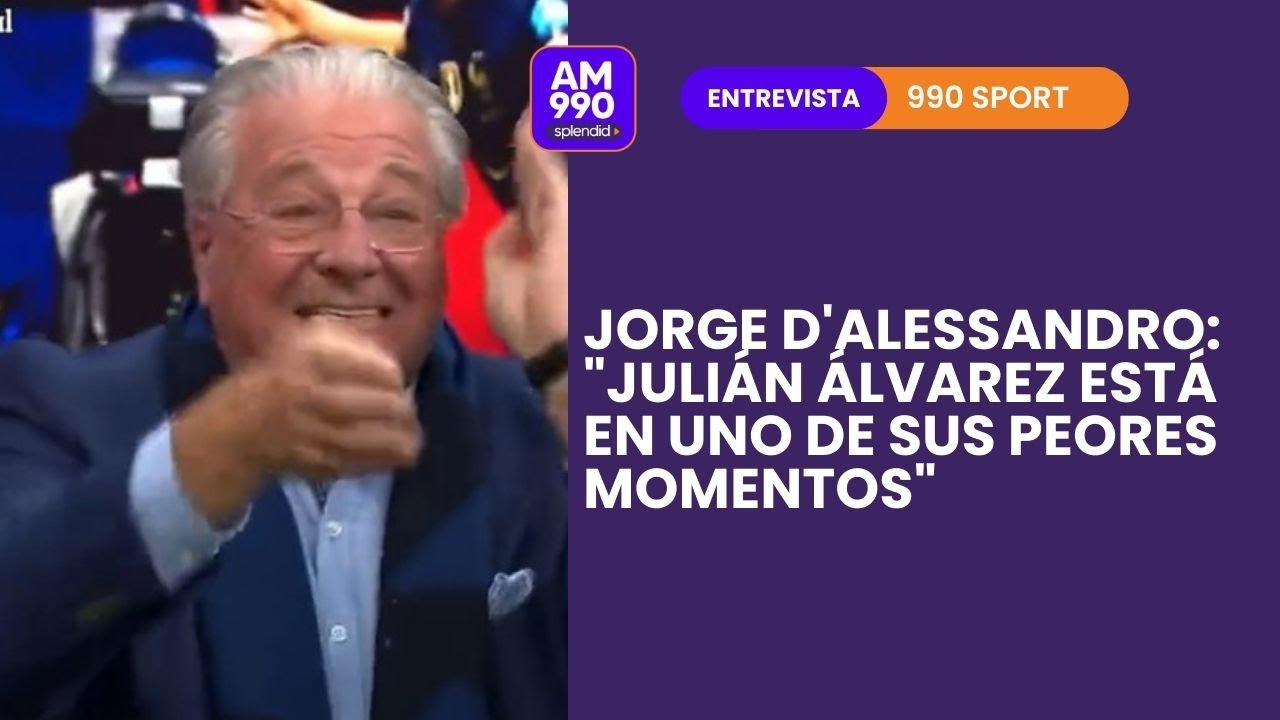Jorge D'Alessandro aseguró que ESPAÑA es más candidata que ARGENTINA en el MUNDIAL | 990 Sport