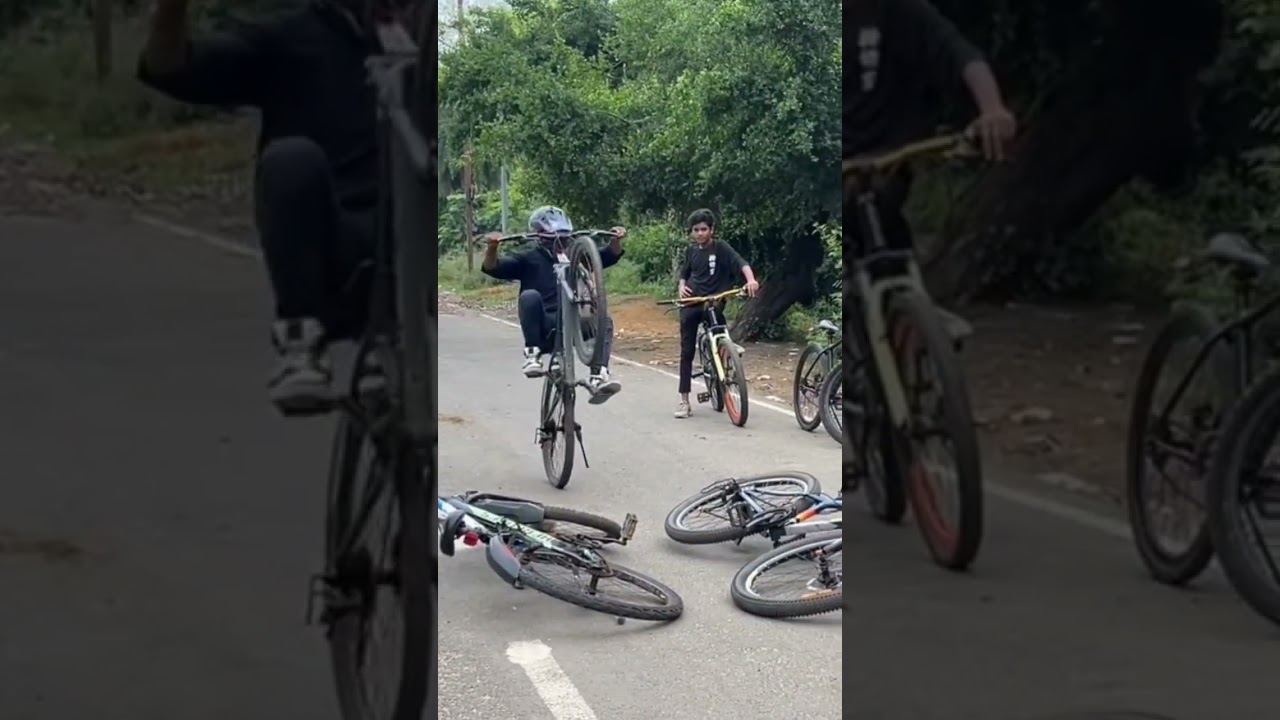 😘cycle drifting video l gear cycle ❤️#Roadeo