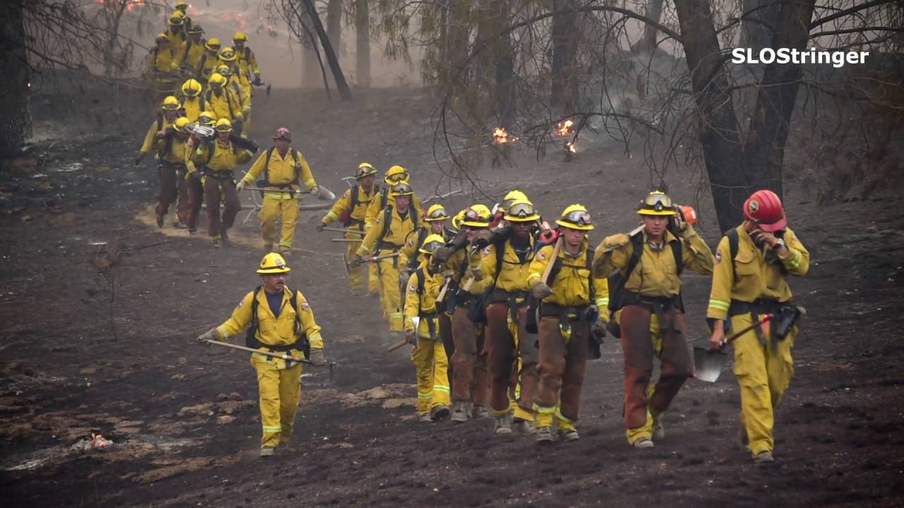 Chimney Fire -Lake Nacimiento, San Luis Obispo County Vegetation Fire August 14, 2016